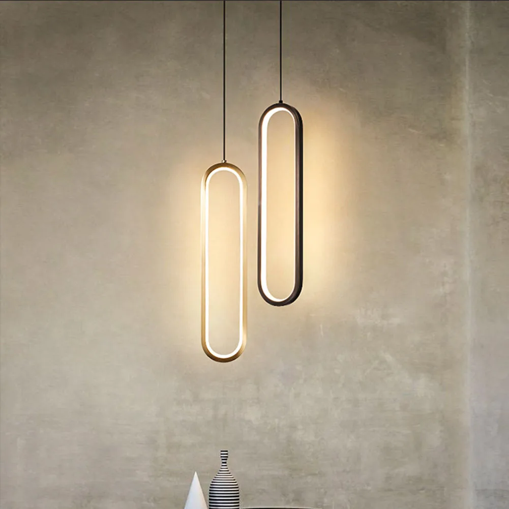 Креативные подвесные светильники в скандинавском стиле, люстра, Роскошная постмодернистская индивидуальность, подвесная лампа для кабинета, прикроватная светодиодная люстра для спальни 3