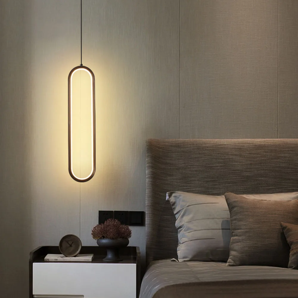Креативные подвесные светильники в скандинавском стиле, люстра, Роскошная постмодернистская индивидуальность, подвесная лампа для кабинета, прикроватная светодиодная люстра для спальни 4
