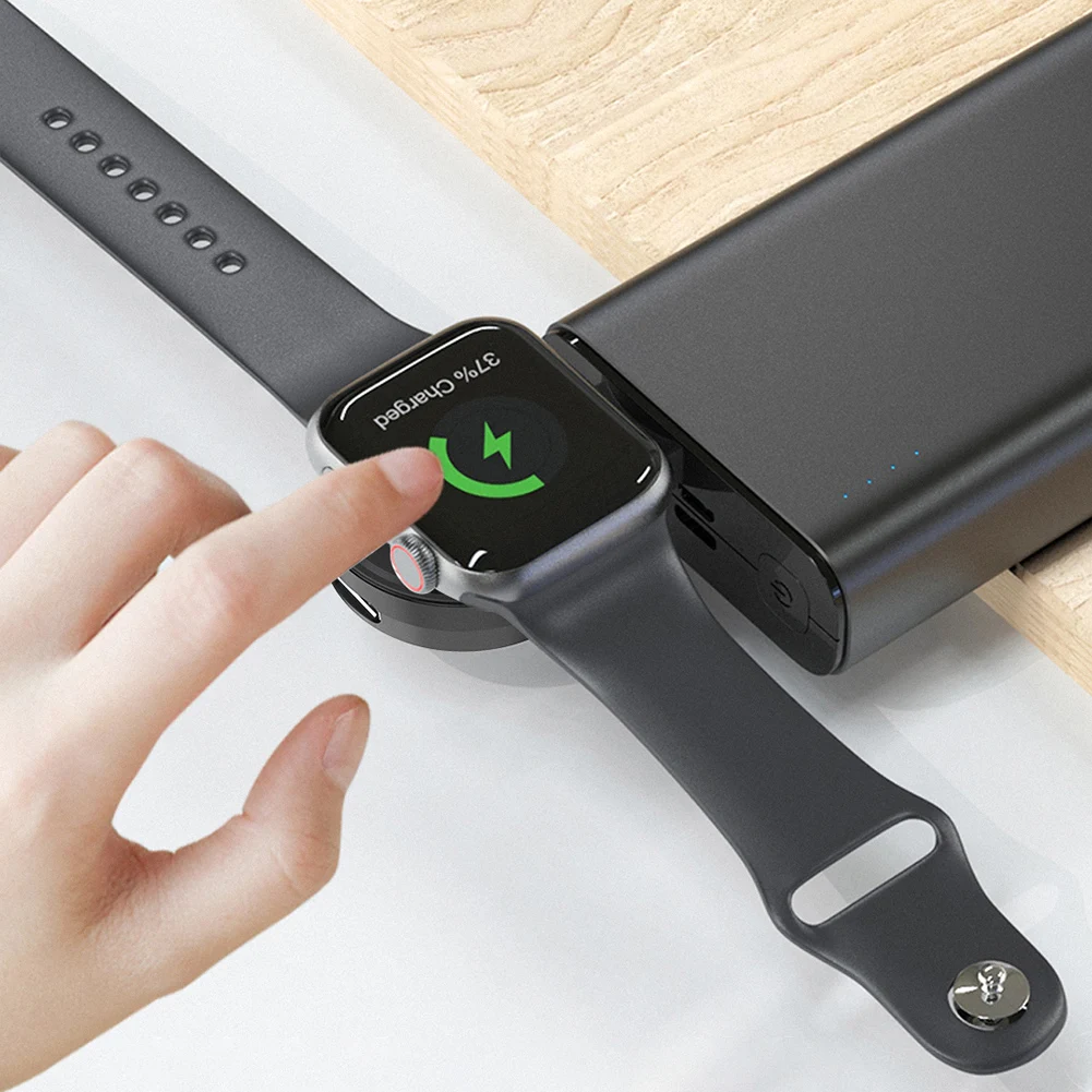 Подставка для беспроводного зарядного устройства Apple Watch 1-8 поколения, док-станция для зарядки USB Type-C, подключи и играй, эффективное отвод тепла 3