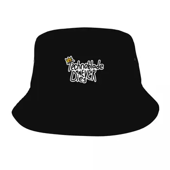 Модный Technoblade Never Dies Dreamteam, мужские и женские шляпы-ведра, Походная Свинья, Рыбацкая шляпа, Весенние головные уборы, комплектация,