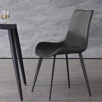 Обеденные стулья для ресторана и сада, Современное черное Эргономичное Офисное кресло для отдыха Nordic Silla Мебель для дома