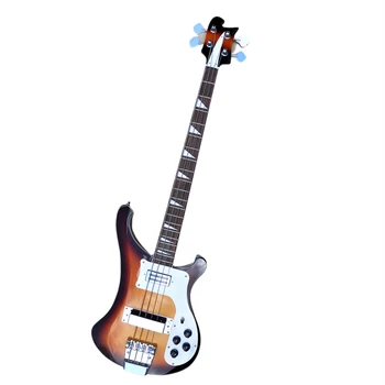 4-Струнная электрическая бас-гитара Tobacco Sunburst с накладкой из розового дерева, предложение по индивидуальному заказу