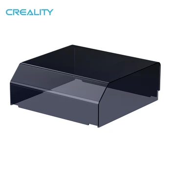 Верхняя крышка Creality для 3D-принтера Ender-5 S1 с меньшим уровнем шума, пылезащитная, беспроблемная, Полупрозрачный черный акрил, постоянная температура