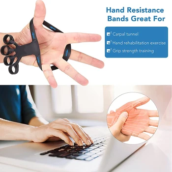 Силиконовое устройство для захвата рук, упражнение для пальцев, укрепитель для рук, растяжитель для рук, тренажер для реабилитации, тренажер для мышц