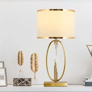 Легкая Роскошная лампа Creative N Простая Декоративная лампа для гостиной, Прикроватная лампа для спальни, Сенсорная лампа