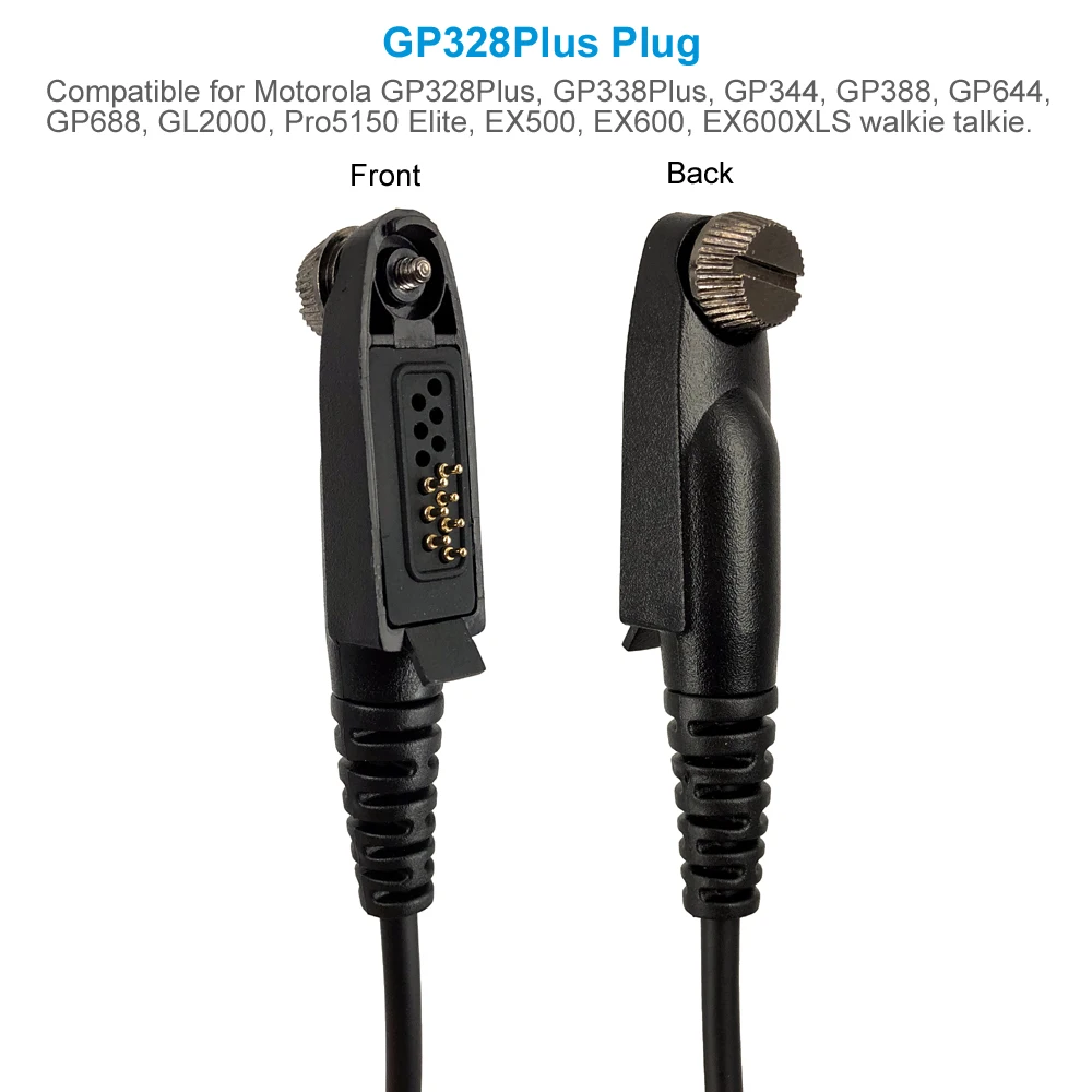 Динамик Микрофон для Motorola GP328plus GP338Plus GP344 GP388 GL200 Портативная рация Двухстороннее радио 5