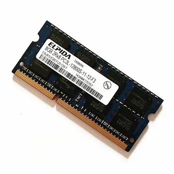 ELPIDA DDR3 RAM 8gb 1600mhz, память ноутбука SODIMM DDR3 8GB 2RX8 PC3L-12800S