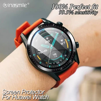 Защитная Крышка Экрана Для Huawei Watch Watch 3 GT3 GT2 Pro Magic 2 46mm Watch 20D Мягкое Стекло Изогнутая Защитная Пленка Аксессуары