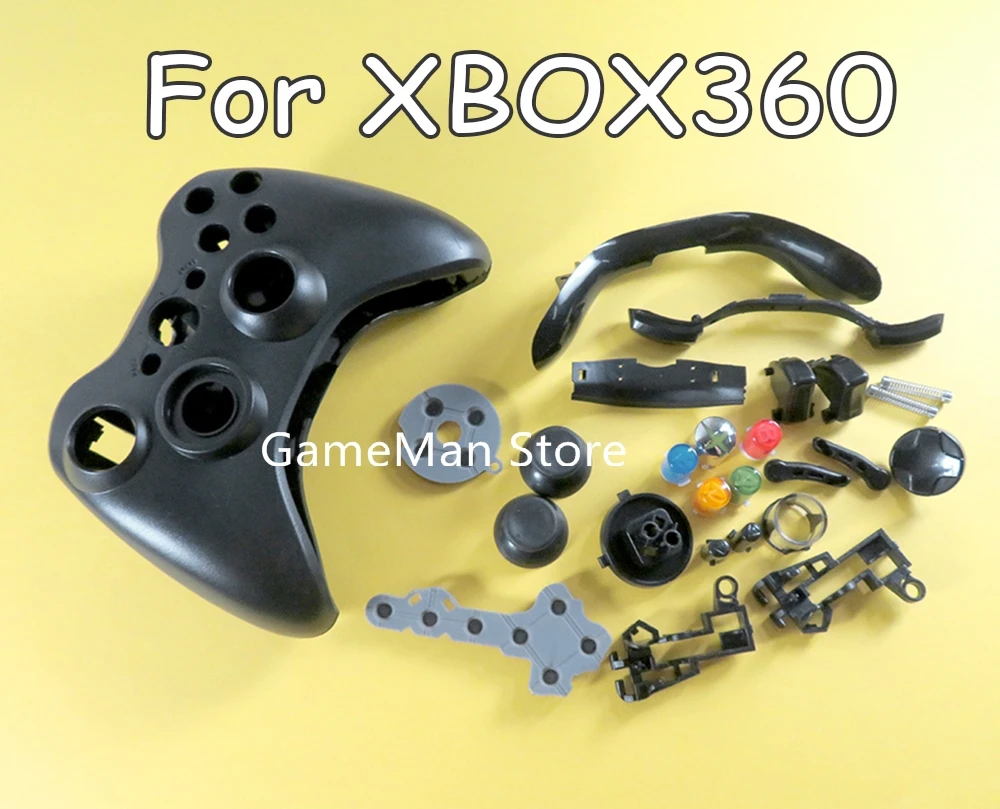 OCGAME Черный, белый, полный корпус, чехол-накладка для проводного контроллера Xbox360 joypad 0
