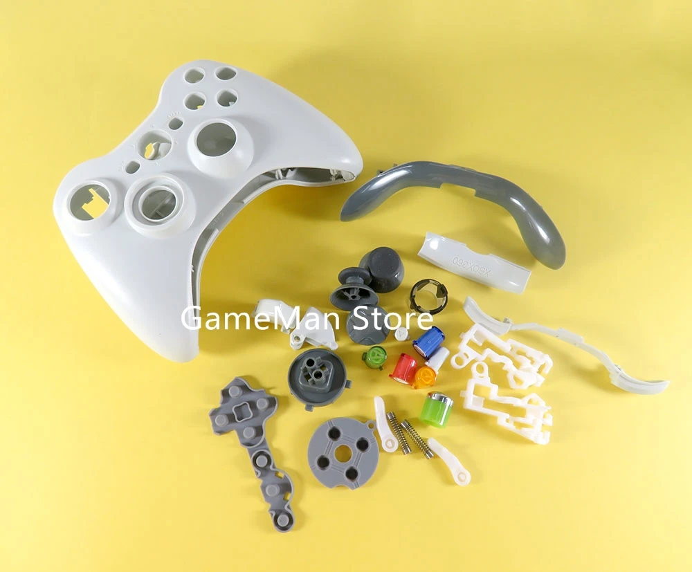 OCGAME Черный, белый, полный корпус, чехол-накладка для проводного контроллера Xbox360 joypad 2