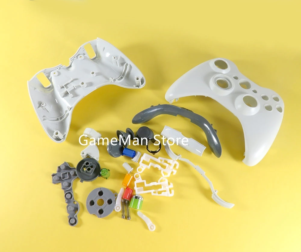 OCGAME Черный, белый, полный корпус, чехол-накладка для проводного контроллера Xbox360 joypad 4