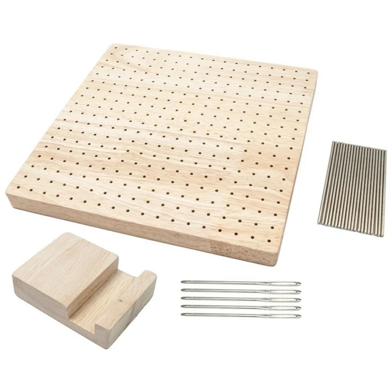 Блокирующие доски с сетками, деревянная прочная Блокирующая доска для вязания крючком, Блокирующий коврик для вязания и вязания крючком 0
