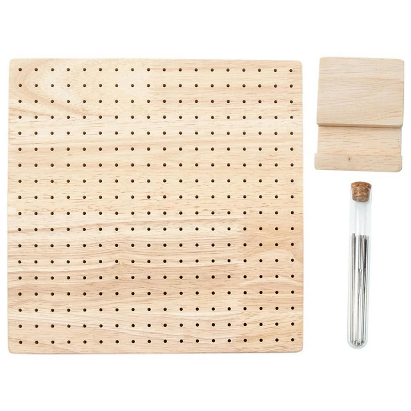 Блокирующие доски с сетками, деревянная прочная Блокирующая доска для вязания крючком, Блокирующий коврик для вязания и вязания крючком 1