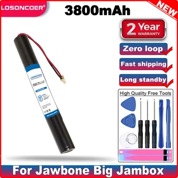 Аккумулятор хорошего качества LOSONCOER 3800 мАч для батарей динамиков Jawbone Big Jambox