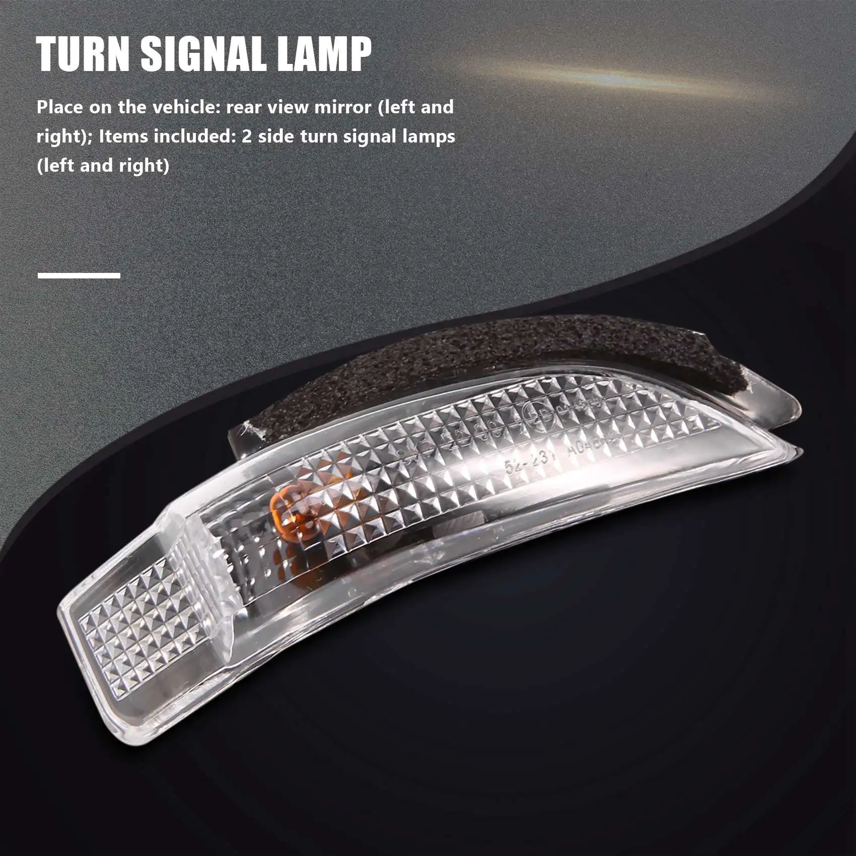 Лампа указателя поворота бокового зеркала подходит для Prius C 81730-02140 1