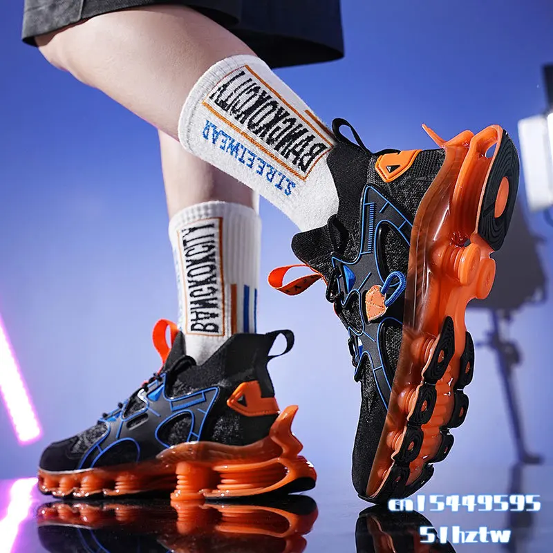 Новый Дизайн Кроссовок Blade Для Бега, Мужские Кроссовки С Амортизирующим Носком, Подростковые Кроссовки Для Бега Трусцой На Открытом Воздухе, Zapatillas, Высококачественная Модная Обувь 5