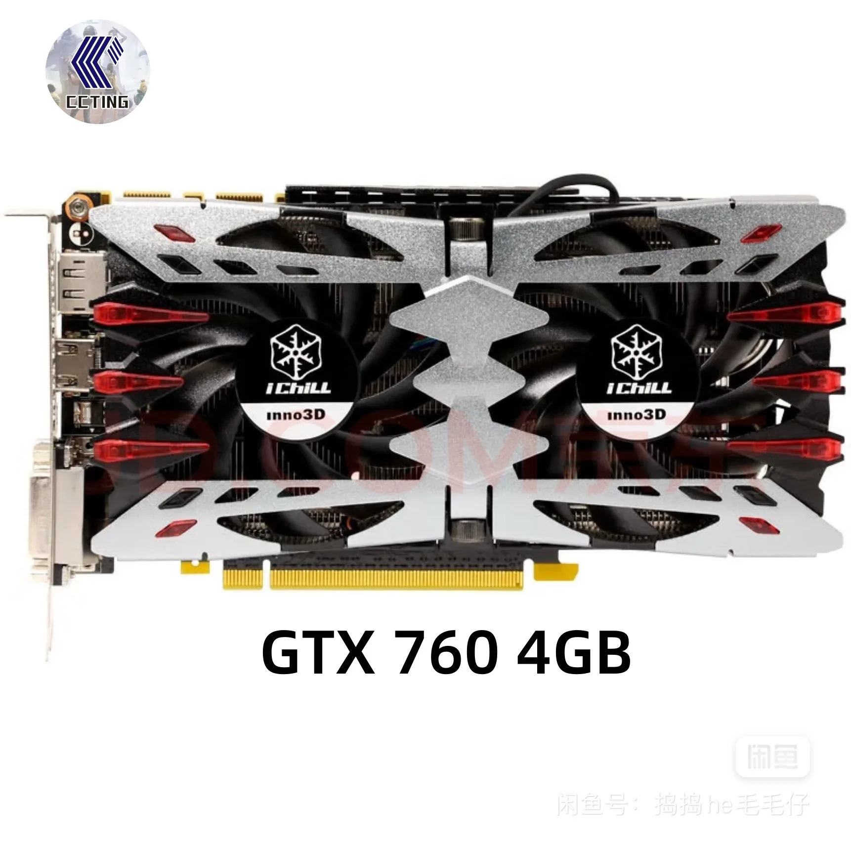 Inno3D GTX 760 2GB 4GB Видеокарты GeForce GPU Видеокарта 256Bit GDDR5 GTX760 2GB для NVIDIA GK104 Используется карта Hdmi Dvi VGA 3