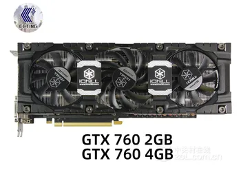 Inno3D GTX 760 2GB 4GB Видеокарты GeForce GPU Видеокарта 256Bit GDDR5 GTX760 2GB для NVIDIA GK104 Используется карта Hdmi Dvi VGA