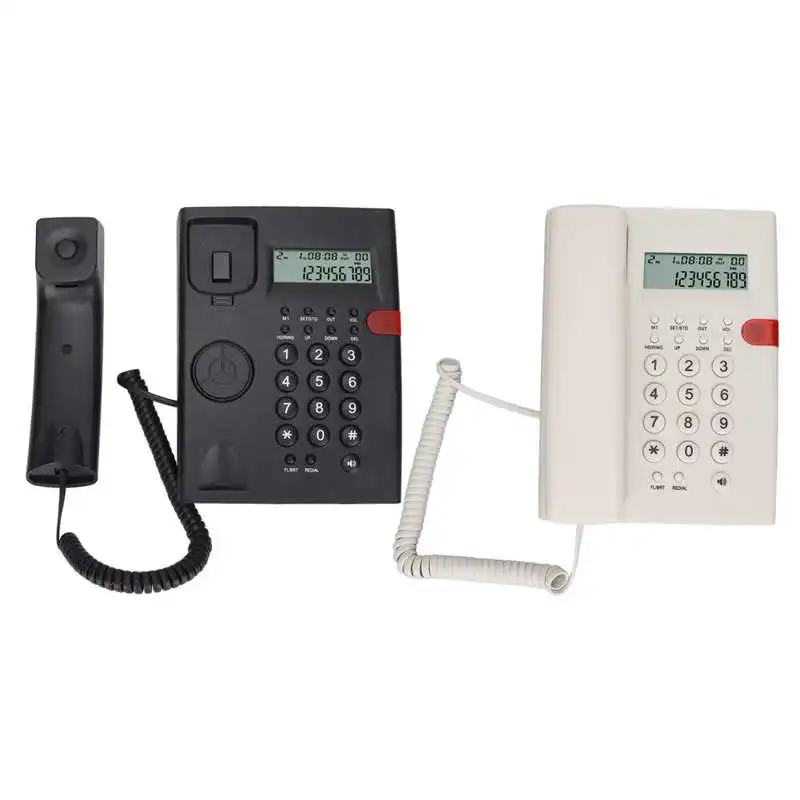 K010A-1 Стационарный телефон с подсветкой идентификатора вызывающего абонента, дисплей телефонного стола, Хранение номеров для ресторана отеля 2