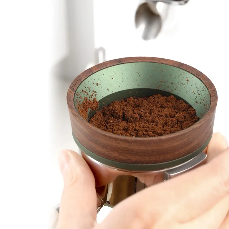 Кольцо для защиты от осыпания кофейного порошка 51 мм / 58 мм с магнитной салфеткой для кофейного порошка, держатель для кофейного порошка, приемник кофейного порошка 0