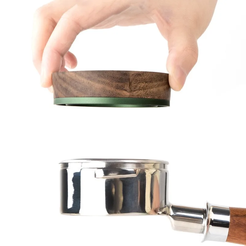 Кольцо для защиты от осыпания кофейного порошка 51 мм / 58 мм с магнитной салфеткой для кофейного порошка, держатель для кофейного порошка, приемник кофейного порошка 4