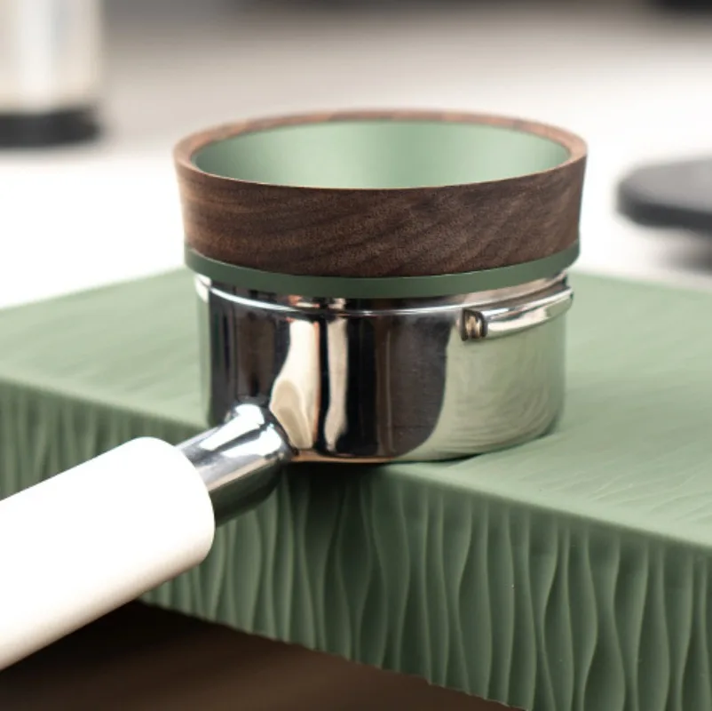 Кольцо для защиты от осыпания кофейного порошка 51 мм / 58 мм с магнитной салфеткой для кофейного порошка, держатель для кофейного порошка, приемник кофейного порошка 5