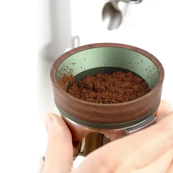 Кольцо для защиты от осыпания кофейного порошка 51 мм / 58 мм с магнитной салфеткой для кофейного порошка, держатель для кофейного порошка, приемник кофейного порошка