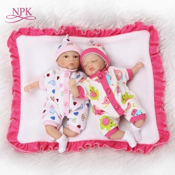 NPK super mini reborn baby размером 8 дюймов подходит для ваших рук, приятный на ощупь подарок для детей на День рождения и Рождество