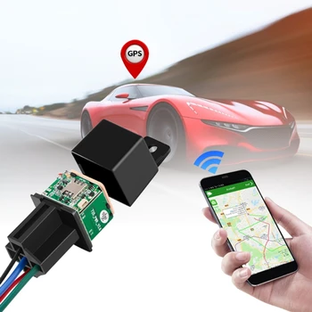Автомобильное Реле GPS Трекер GSM Локатор Дистанционное Управление Противоугонное Устройство Система Наблюдения Перемещение Сигнализации Отключение Подачи Масла