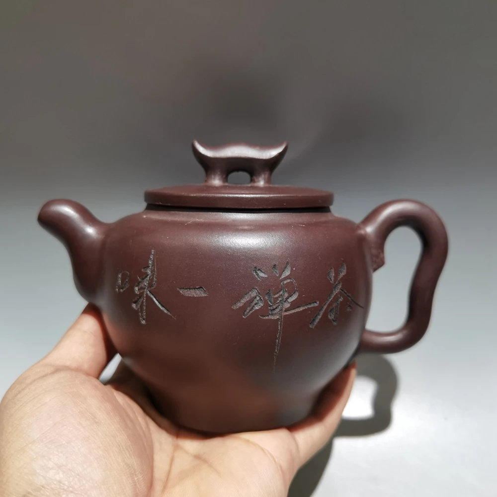 Китайский глиняный чайник Исин Цзыша Горшок политической власти Гу Цзинчжоу 360 мл 0