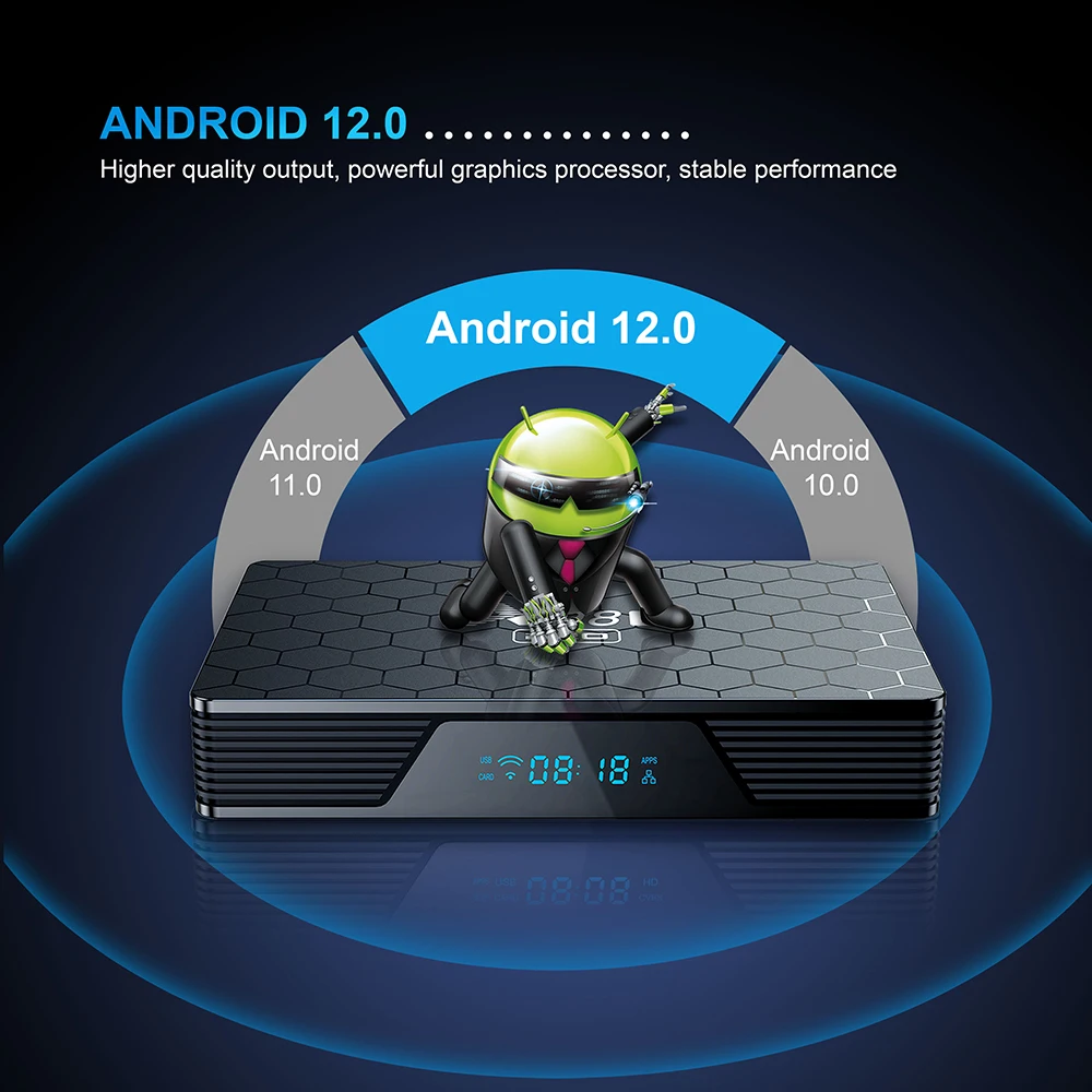 2023 Android 12,0 TV Box X98H Pro Allwinner H618 2,4 G/5G WiFi 1000M LAN BT5.X Поддержка 6K 4K H.265 HEVC телеприставка Android TVBox 2