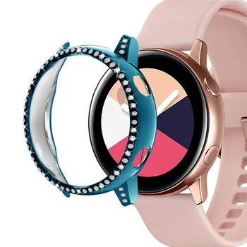 Чехол для Samsung Galaxy Watch Active PC, устойчивая к царапинам рамка, защитный чехол с циркониевым сверлом