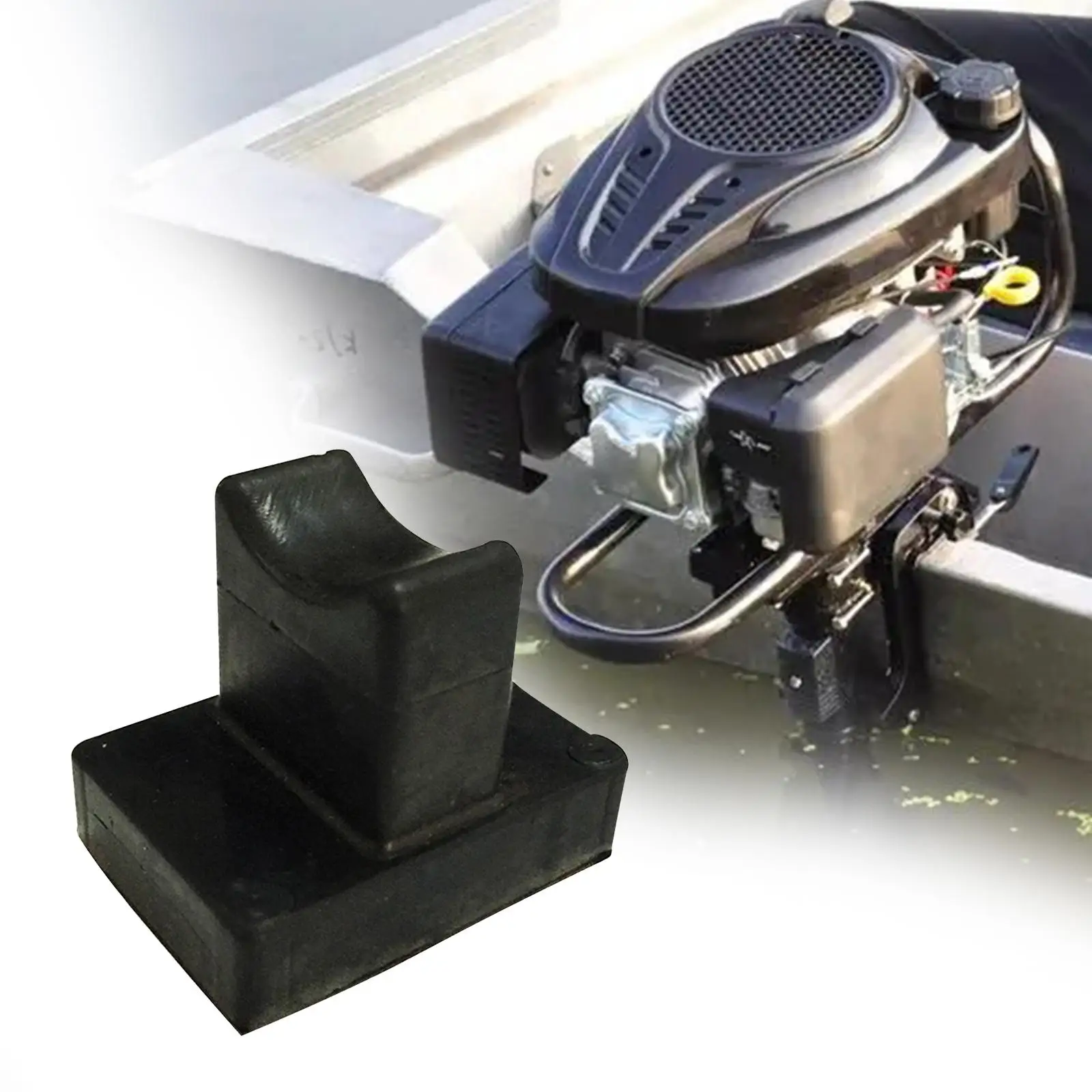 Резиновый коврик для подвесного мотора Прочный Простой в установке Заменяет резиновый коврик для запасных частей 3B2-61336-0-00 для подвесного двигателя Nissan 4
