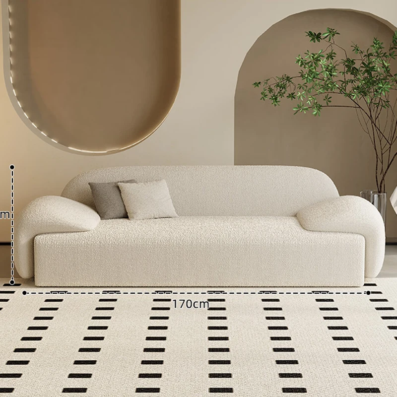 Белый Роскошный диван для гостиной, Современная спальня, дизайнерский Минималистичный Тканевый диван-кровать Divani Da Soggiorno Итальянская мебель 5