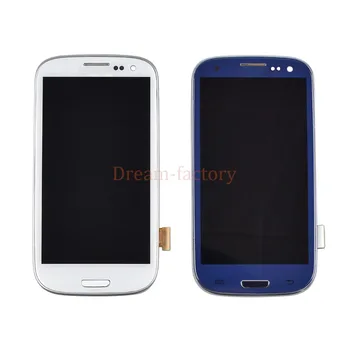 10шт DHL i9300 Дисплей для SAMSUNG Galaxy S3 Экран дисплея с заменой рамки