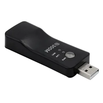 USB TV WiFi Dongle Адаптер 300 Мбит/с Универсальный Беспроводной Приемник RJ45 WPS для LG Smart TV