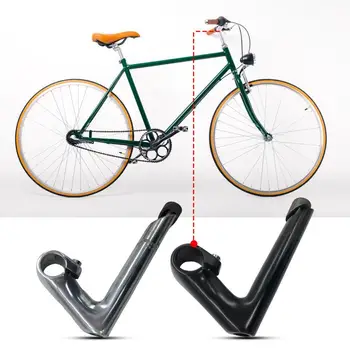 Велосипедный стержень Устойчивый Стержень руля Легкий Прочный Дизайн с гусиной шеей Велосипедный стержень Аксессуар для велосипеда