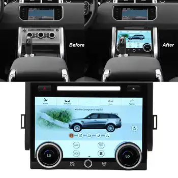 10-дюймовая Панель Кондиционера Переменного Тока ЖК-Сенсорный Экран со Слотом для компакт-дисков Панель Климат-Контроля Плеер для Land Rover Sport L494 13-17