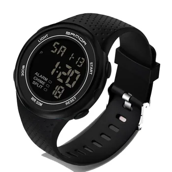 Цифровые часы Мужские Водонепроницаемые спортивные часы для мужчин Светодиодные наручные часы Простые электронные часы мужские Relogio Masculino