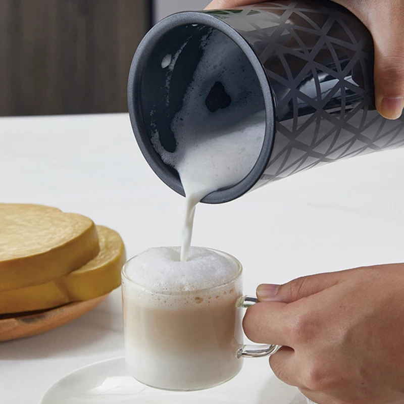 Автоматический подогреватель горячего и холодного молока для пенообразователя для латте, кофе, горячего шоколада, кофемашины для приготовления капучино 1