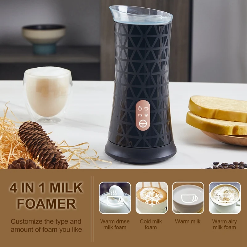 Автоматический подогреватель горячего и холодного молока для пенообразователя для латте, кофе, горячего шоколада, кофемашины для приготовления капучино 3