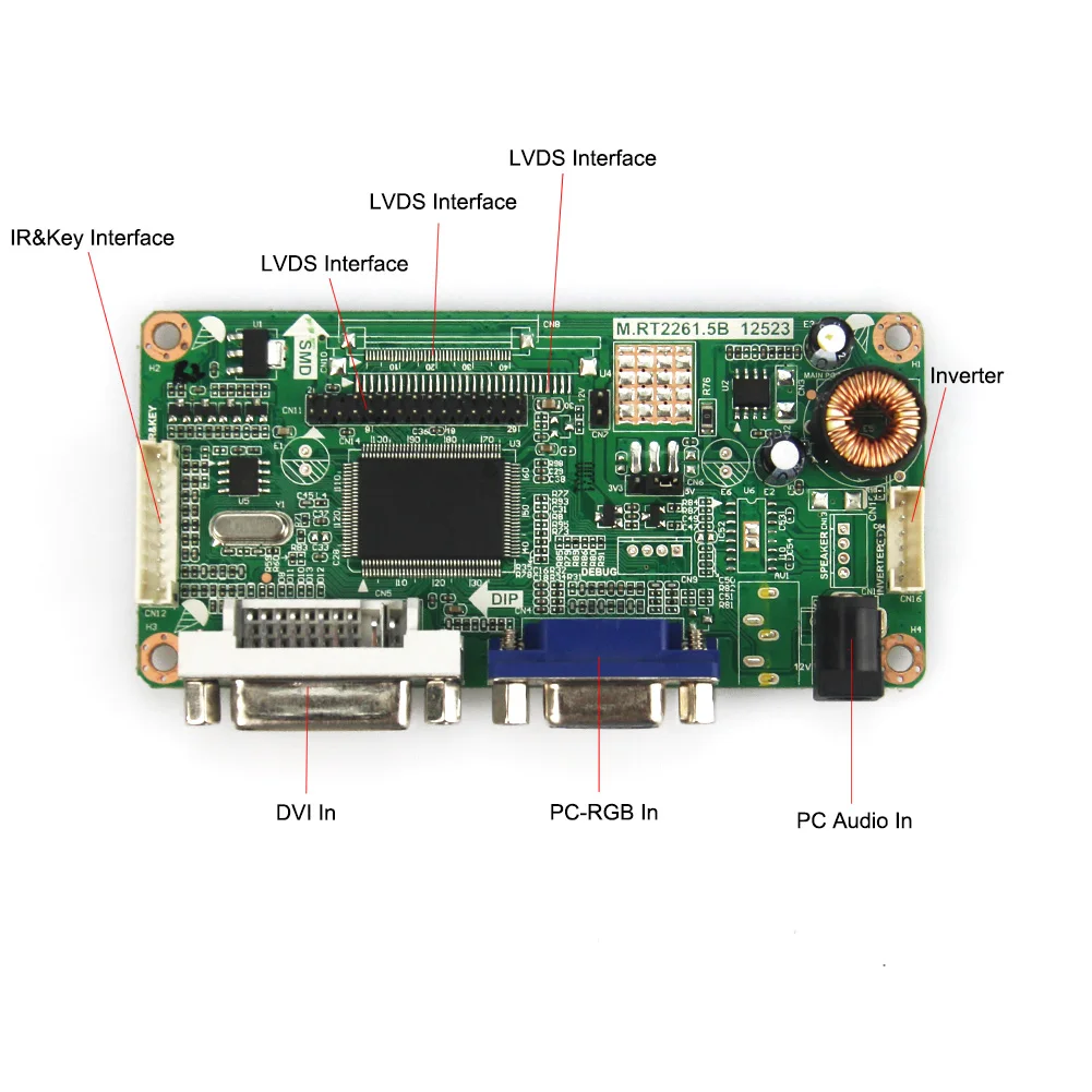 (VGA + DVI) для N121IB-L06 M.RT2261 Плата драйвера ЖК-/ светодиодного контроллера LVDS для повторного использования монитора ноутбука 1280x800 3