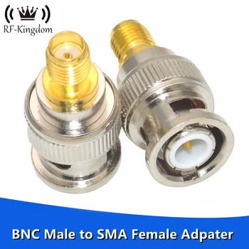 Адаптер BNC от мужчины к женщине SMA SMA-K BNC-J Антенна для рации Радиочастотный разъем