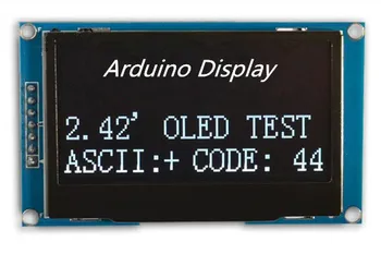 2,42-дюймовый 7PIN SPI Белый/Зеленый /Желтый /Синий OLED-экран SSD1309 Drive IC 128 *64