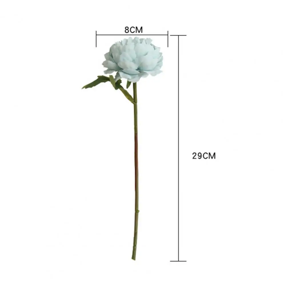 Имитация Чайной розы 29 см, Накладная Чайная роза с одной головкой, Поддельные Цветочные букеты, Свадебный Декор для дома 5