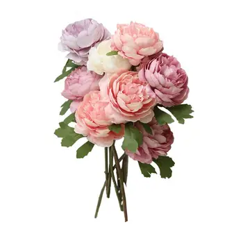 Имитация Чайной розы 29 см, Накладная Чайная роза с одной головкой, Поддельные Цветочные букеты, Свадебный Декор для дома