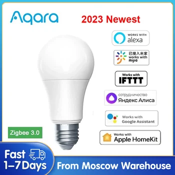 Aqara Умная Светодиодная Лампа T1 Zigbee3.0 E27 9 Вт 2700 К-6500 К Умная Дистанционная лампа Светодиодная лампа для Xiaomi home HomeKit умный дом