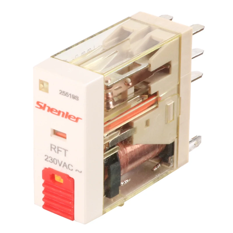 Интерфейсное реле Shenler RFT2CO730LT 2 полюса 8A 230 В переменного тока, интеллектуальное устройство для автоматизации тонких реле 1