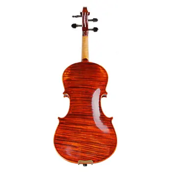 Антикварная скрипка ручной работы, натурально высушенная, в полоску, одноплатная кленовая скрипка для коллекции Performance