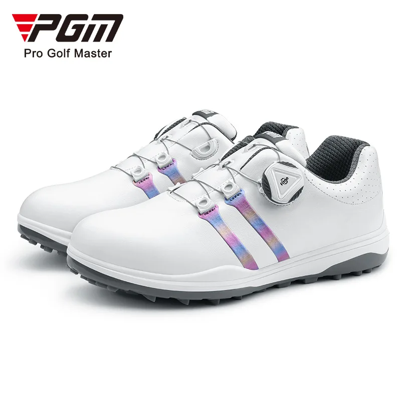 Женские туфли для гольфа PGM, водонепроницаемые, противоскользящие, легкие, мягкие дышащие кроссовки, женские повседневные спортивные XZ208 0